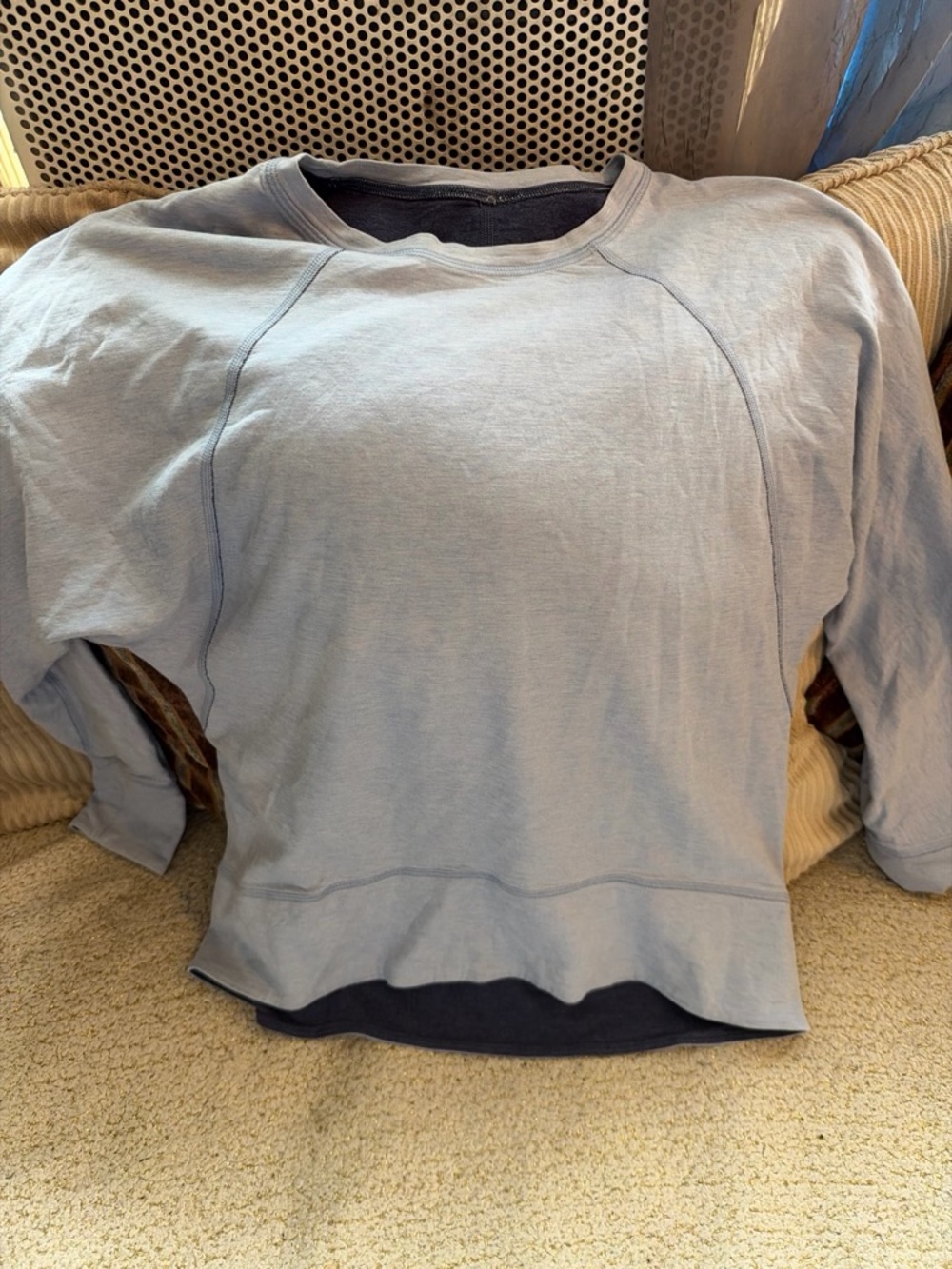 Women’s Light Blue Lululemon Crewneck Sweatshirt